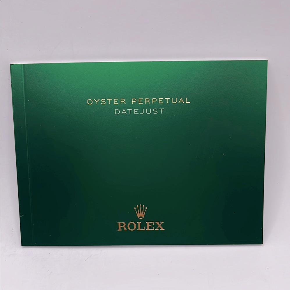 Rolex Green Oyster Perpetual Datejust Booklet